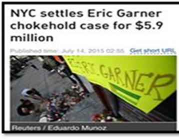 NYC Settles Garner Death for 5.9 Million